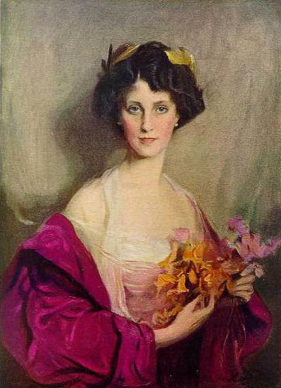 Philip Alexius de Laszlo Portrait of Winifred Anna Cavendish-Bentinck Sweden oil painting art